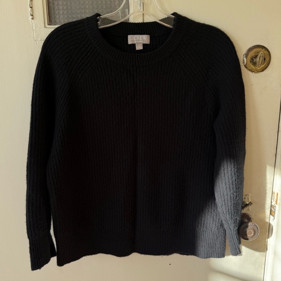 J. Crew Ribbed Oversized Cashmere Sweater - Picture 2 of 7